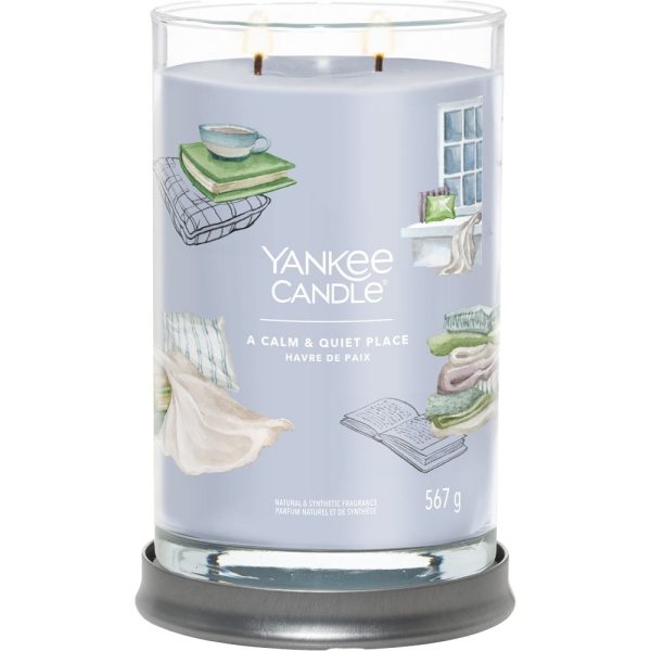 Yankee Candle A Calm & Quiet Place Large Signature Tumbler Jar Candle For Sale