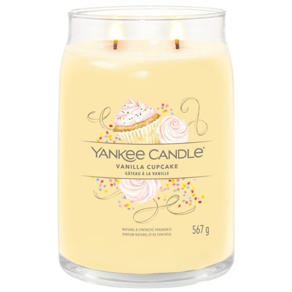 Yankee Candle Vanilla Cupcake Large Signature Jar Candle Online now