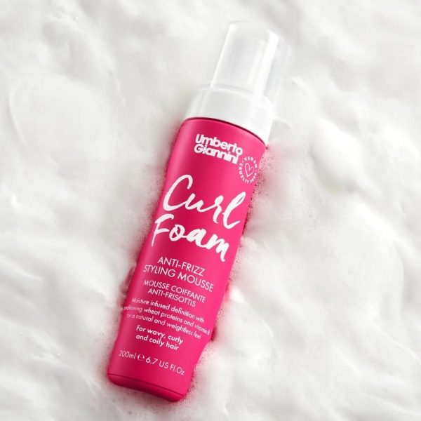 Umberto Giannini Curl Foam Anti-Frizz Styling Mousse 200ml Online now