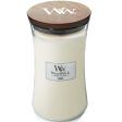 WoodWick Linen Large Hourglass Jar Candle Online Sale