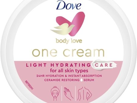 Dove Body Love Light Hydrating Care One Cream 250ml Online Sale