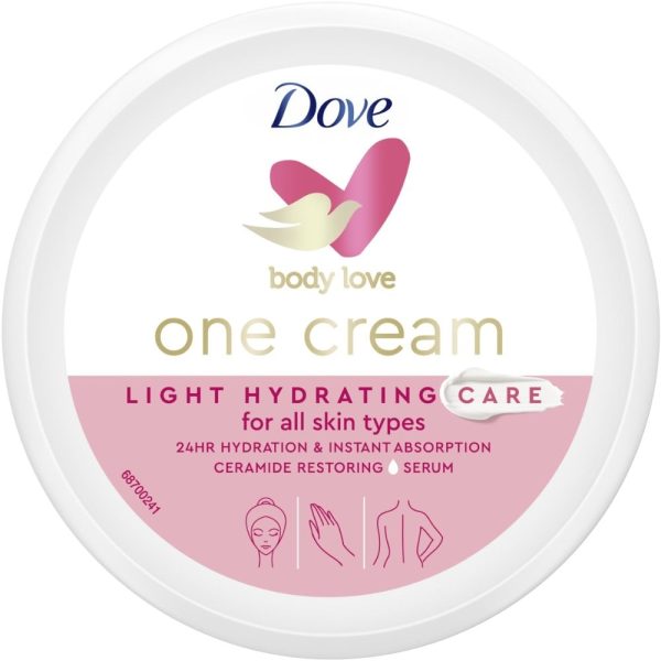 Dove Body Love Light Hydrating Care One Cream 250ml Online Sale