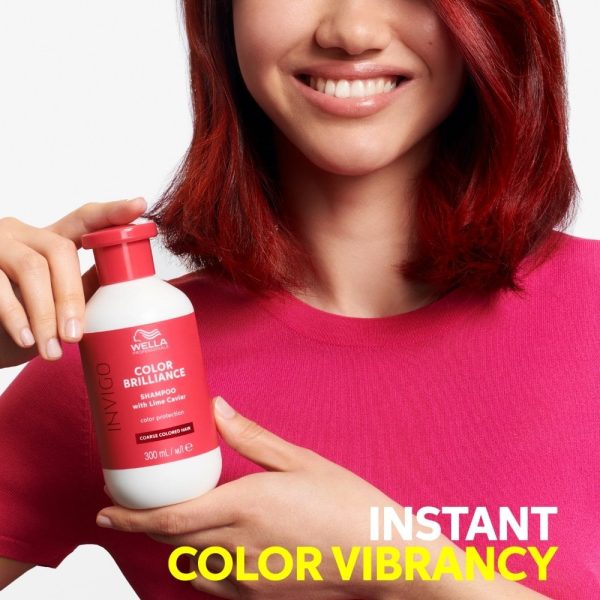 Wella Professionals Invigo Colour Brilliance Vibrant Colour Shampoo Coarse Hair 300ml Supply