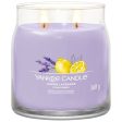 Yankee Candle Lemon Lavender Medium Signature Jar Candle Hot on Sale