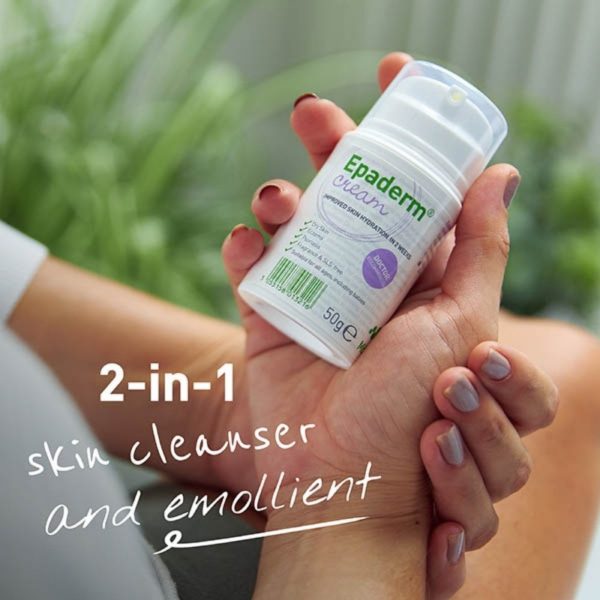 Epaderm 2-In-1 Cleansing Cream 50g Online now