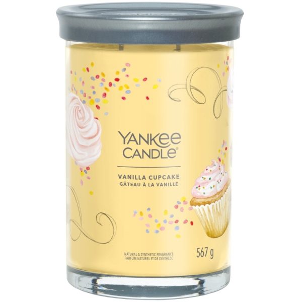 Yankee Candle Vanilla Cupcake Large Signature Tumbler Jar Candle For Cheap