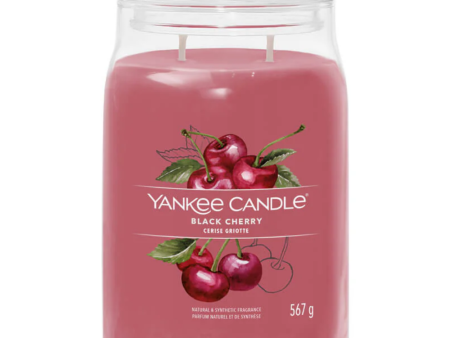 Yankee Candle Black Cherry Large Signature Jar Candle Online Sale