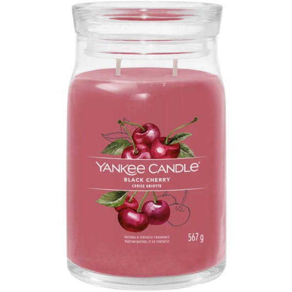 Yankee Candle Black Cherry Large Signature Jar Candle Online Sale