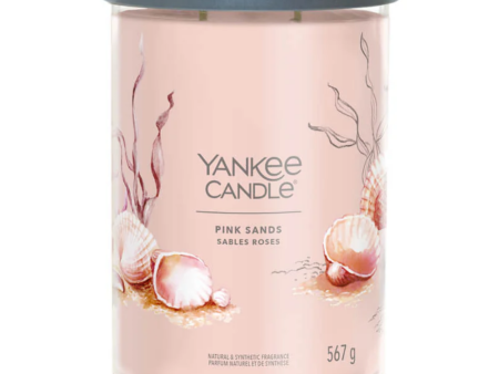 Yankee Candle Pink Sands Large Signature Tumbler Jar Candle Online Sale