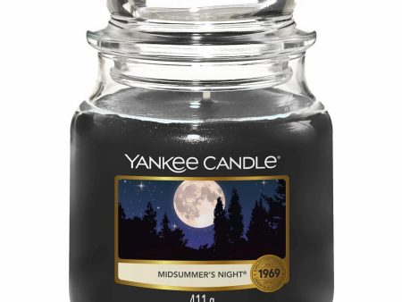 Yankee Candle Midsummers Night Medium Jar Candle Online now