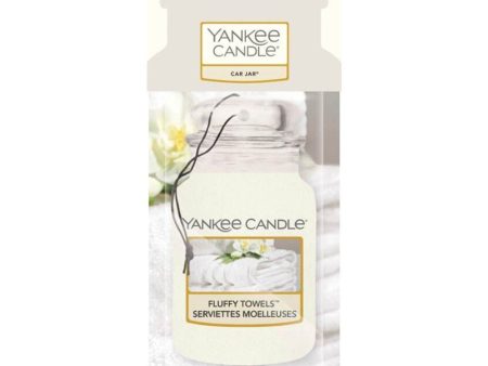 Yankee Candle Fluffy Towels Car Jar Air Freshener For Cheap