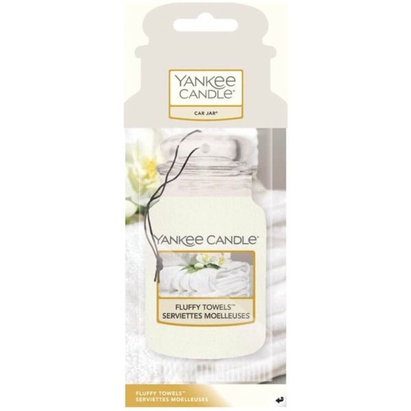 Yankee Candle Fluffy Towels Car Jar Air Freshener For Cheap