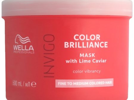 Wella Professionals Invigo Colour Brilliance Vibrant Colour Mask Fine Normal Hair 500ml Supply