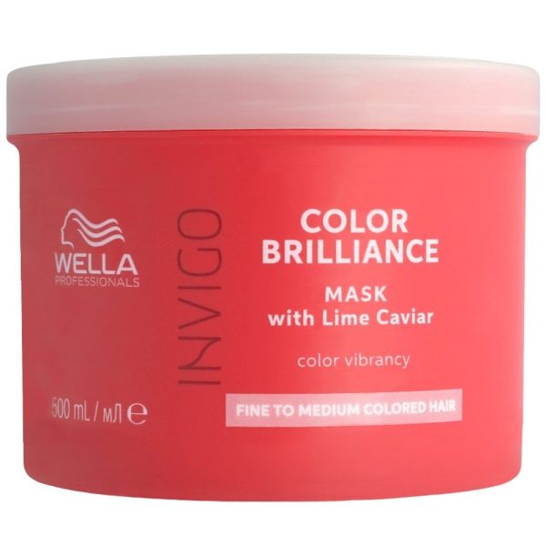 Wella Professionals Invigo Colour Brilliance Vibrant Colour Mask Fine Normal Hair 500ml Supply