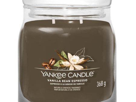 Yankee Candle Vanilla Bean Espresso Medium Signature Jar Candle Sale