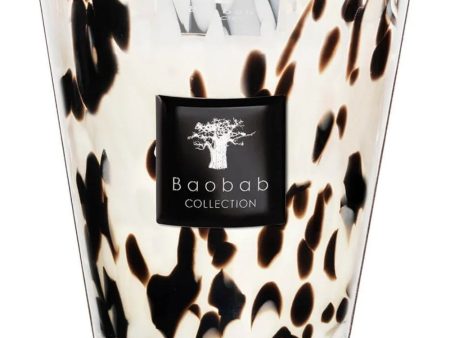 Baobab Collection Max 16 Pearls Black Candle For Sale