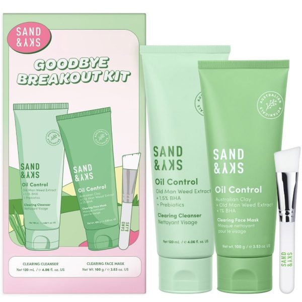 Sand & Sky Goodbye Breakout Oil Control Duo Gift Set For Discount