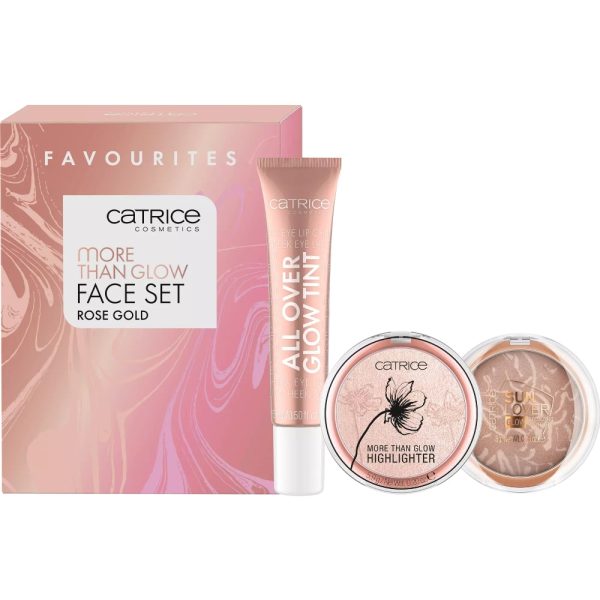 Catrice Cosmetics More Than Glow 3 Piece Face Set Rose Gold Online Hot Sale