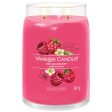 Yankee Candle Red Raspberry Large Signature Jar Candle Fashion