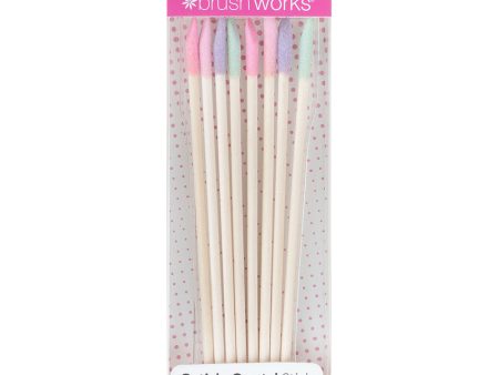 Brushworks Cuticle Crystal Sticks Pack of 8 Hot on Sale