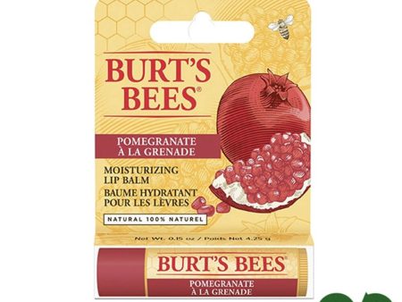 Burt s Bees Lip Balm Pomegranate Tube 4.25g Supply