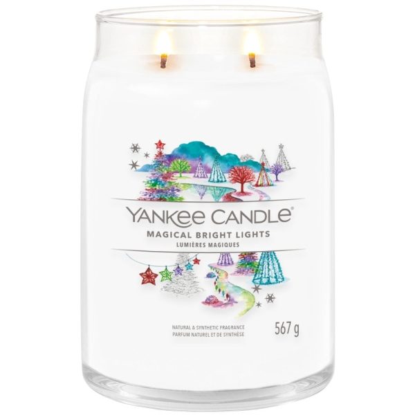 Yankee Candle Magical Bright Lights Large Signature Jar Candle For Sale