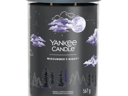 Yankee Candle Midsummers Night Large Signature Tumbler Jar Candle For Sale