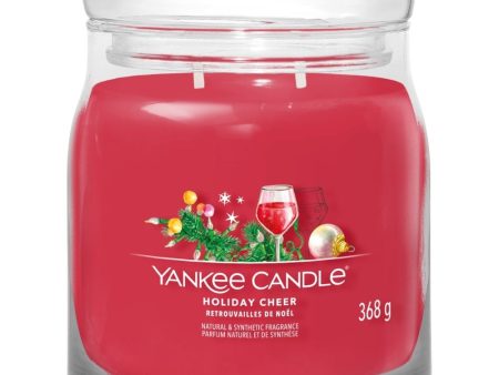 Yankee Candle Holiday Cheer Medium Signature Jar Candle Online Sale