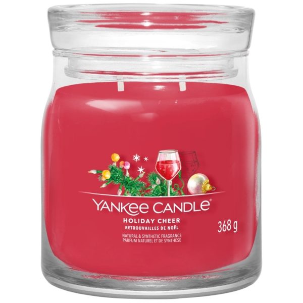 Yankee Candle Holiday Cheer Medium Signature Jar Candle Online Sale