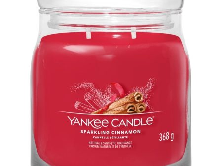 Yankee Candle Sparkling Cinnamon Medium Signature Jar Candle Online