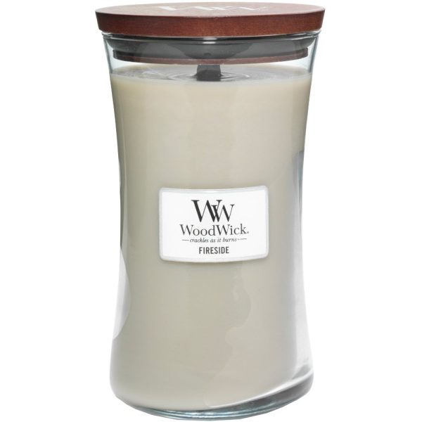 WoodWick Fireside Large Hourglass Jar Candle Online Sale