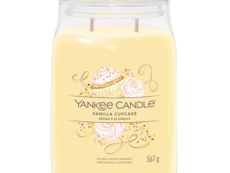 Yankee Candle Vanilla Cupcake Large Signature Jar Candle Online now