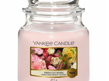 Yankee Candle Fresh Cut Roses Medium Jar Candle Online Sale