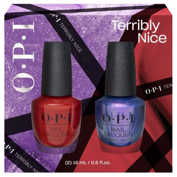 OPI Terribly Nice Holiday Nail Polish Duo Pack 2 x 15ml Sale