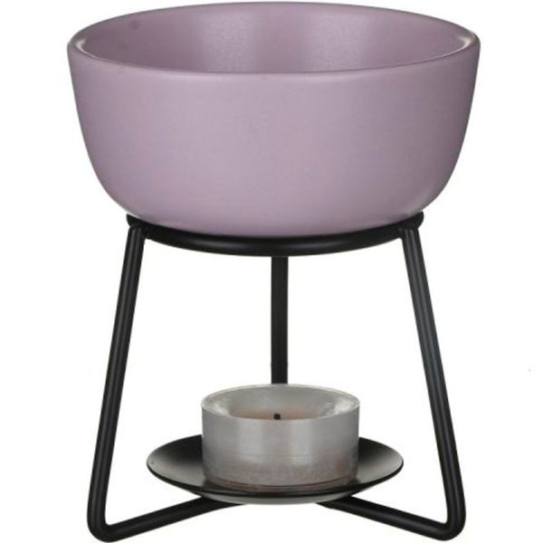 Yankee Candle Pebble Melt Warmer Grey Lilac Hot on Sale