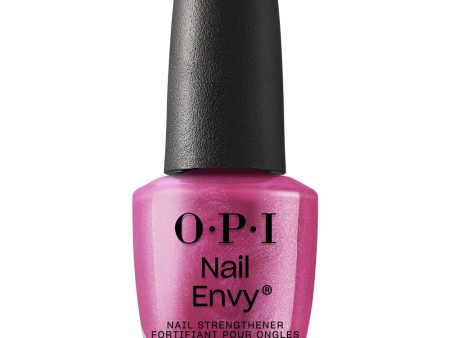 OPI Nail Envy Nail Strengthener Strength + Colour Powerful Pink 15ml Online Hot Sale