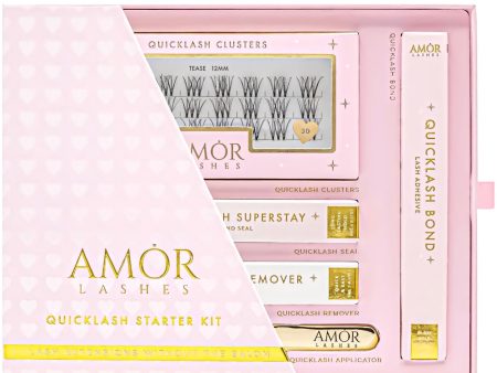 Amor Lashes QuickLash 12mm 5 Piece Starter Kit Online now