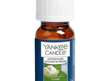 Yankee Candle Ultrasonic Aroma Oil Clean Cotton 10ml Supply