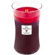 WoodWick Trilogy Sun Ripened Berries Large Hourglass Jar Candle For Sale