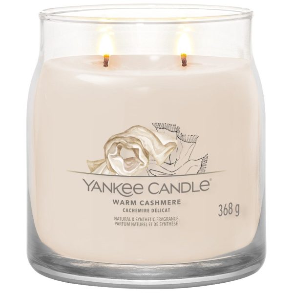 Yankee Candle Warm Cashmere Medium Signature Jar Candle Supply