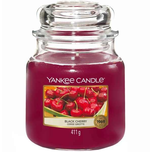 Yankee Candle Black Cherry Medium Jar Candle Online