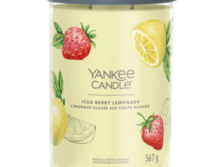 Yankee Candle Iced Berry Lemonade Large Signature Tumbler Jar Candle on Sale