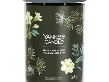 Yankee Candle Silver Sage & Pine Large Signature Tumbler Jar Candle Online Hot Sale