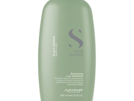 Alfaparf Milano Semi Di Lino Scalp Renew Energising Low Shampoo 1000ml Fashion