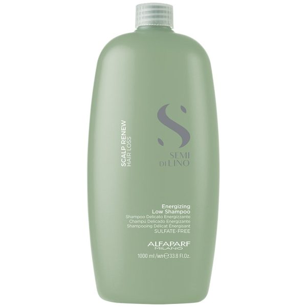 Alfaparf Milano Semi Di Lino Scalp Renew Energising Low Shampoo 1000ml Fashion