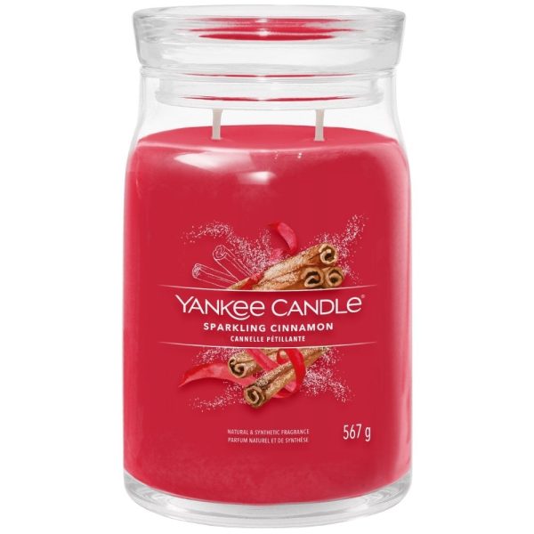 Yankee Candle Sparkling Cinnamon Large Signature Jar Candle Cheap