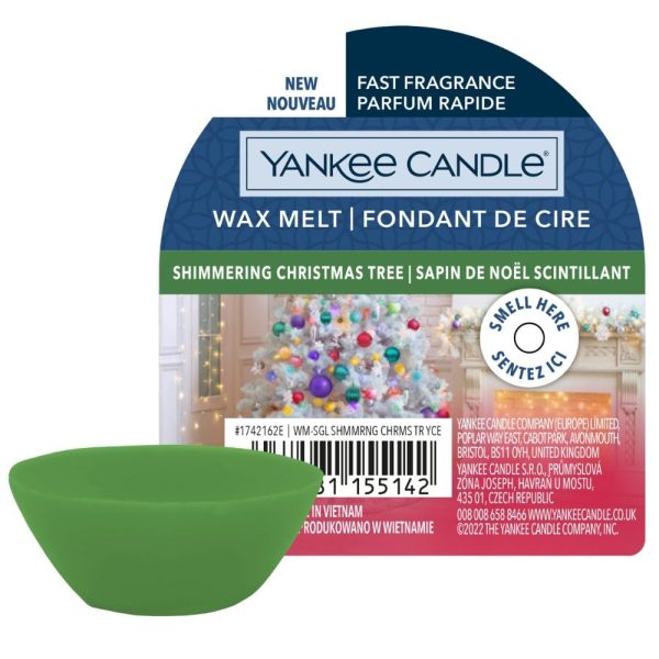 Yankee Candle Shimmering Christmas Tree Wax Melt on Sale