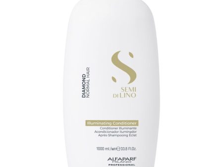 Alfaparf Milano Semi Di Lino Diamond Illuminating Conditioner 1000ml For Sale