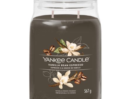 Yankee Candle Vanilla Bean Espresso Large Signature Jar Candle Online now