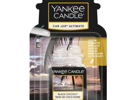 Yankee Candle Black Coconut Ultimate Car Jar Air Freshener Fashion